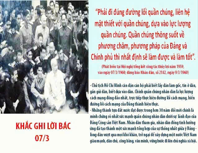MỖI NGÀY MỘT LỜI BÁC HỒ DẠY - NGÀY 07 THÁNG 03