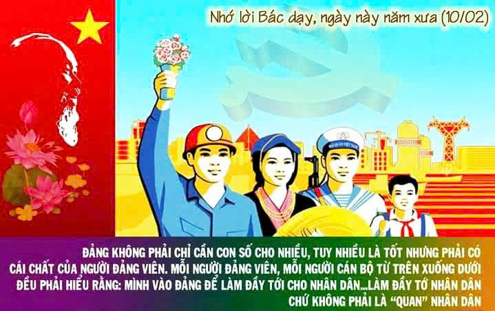 MỖI NGÀY MỘT LỜI BÁC HỒ DẠY - NGÀY 10 THÁNG 02