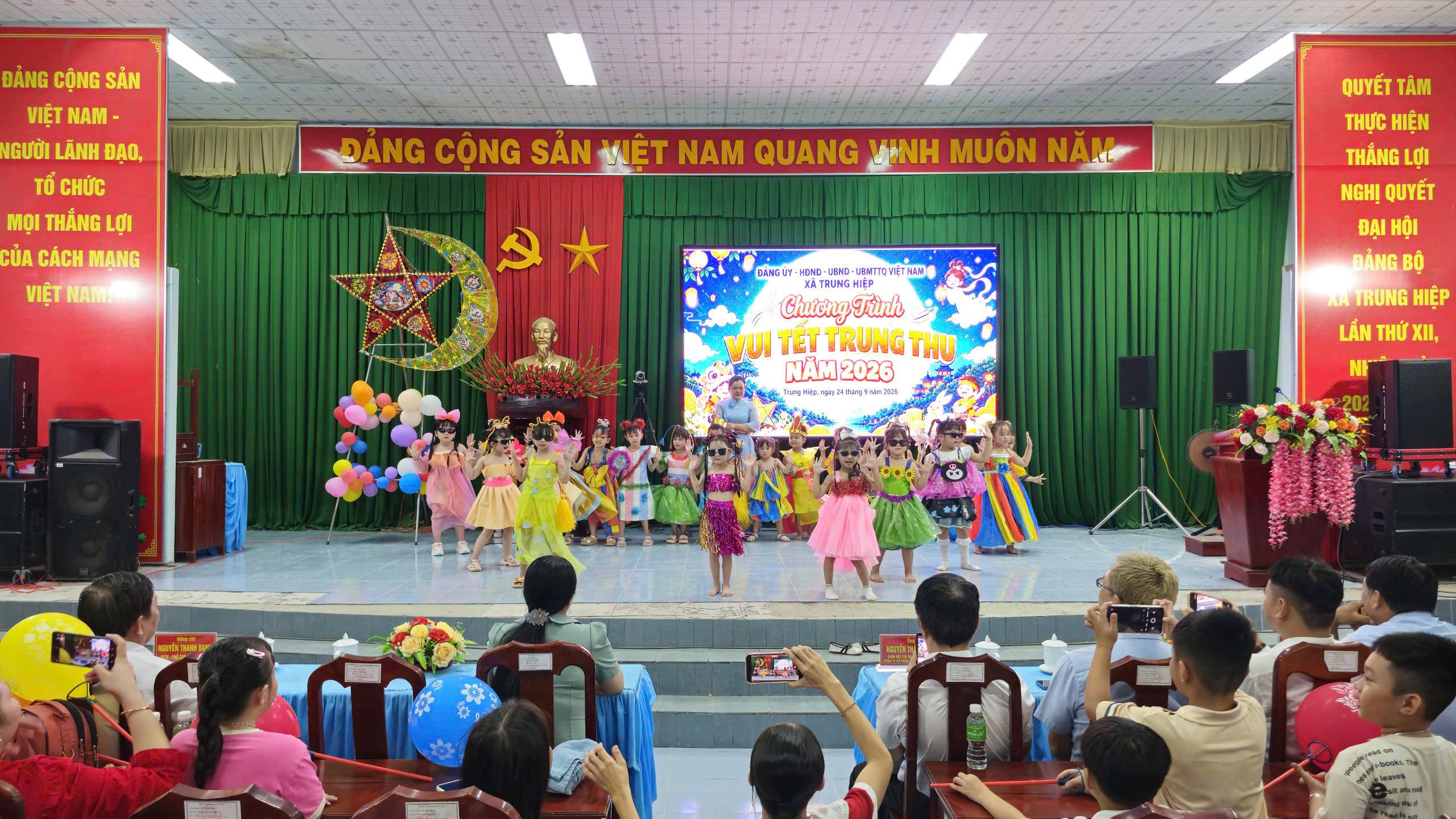 Trung Hiệp tổ chức nhiều hoạt động vui Tết Trung thu năm 2026 cho trẻ em