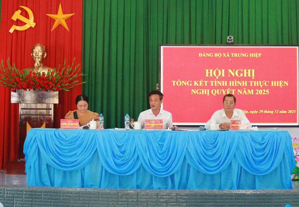 Trung Hiệp thực hiện đạt và vượt 13/13 chỉ tiêu chủ yếu