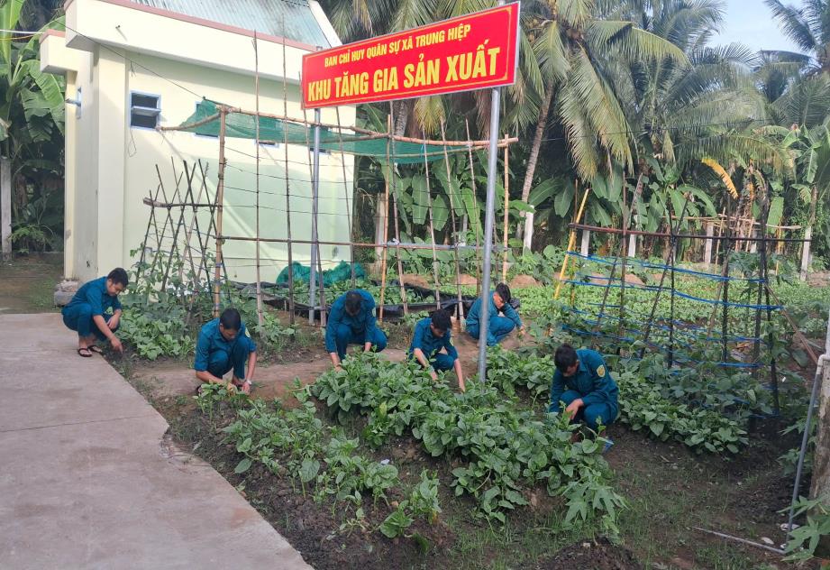 Từ vườn rau chiến sĩ đến xây dựng đơn vị vững mạnh toàn diện