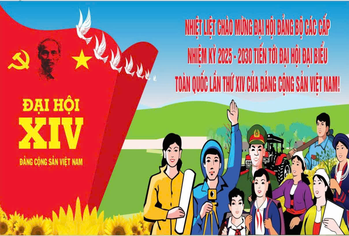 HƯỚNG VỀ ĐẠI HỘI ĐẠI BIỂU ĐẢNG BỘ XÃ TRUNG HIỆP LẦN THỨ XII, NHIỆM KỲ 2025 - 2030